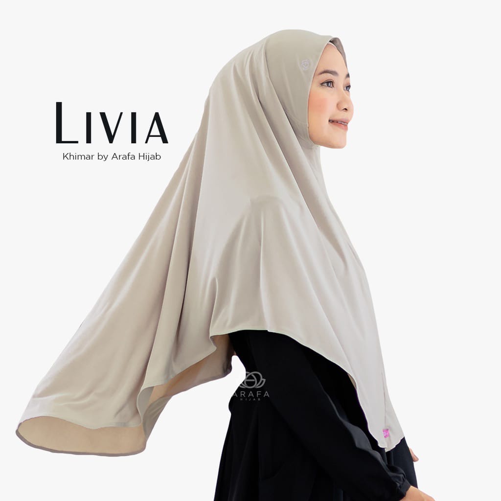 ARAFA HIJAB KHIMAR LIVIA SIZE L - HIJAB INSTAN