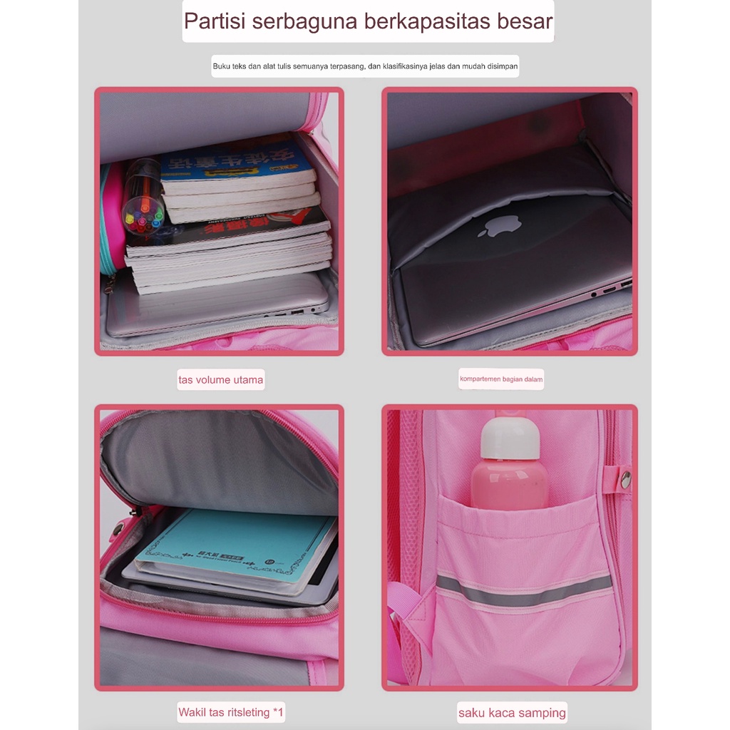 SMARTGIRL NEW TAS RANSEL ANAK SEKOLAH CEWEK COWOK IMPORT UNTUK ANAK SD 00320-00325/00330-00333