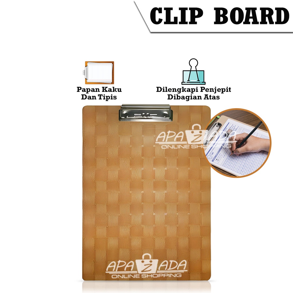 

Apazada - Papan Jalan / Clipboard Folio / Papan Ujian Murah Berkualitas Bisa Cod