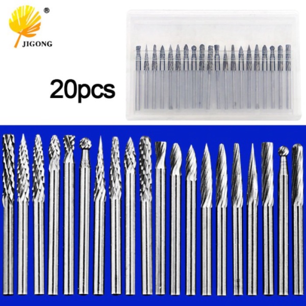 

Unik Mata Bor Tungsten Carbide Drill Bit 3mm 20 PCS - JIG-TR008 - Silver Berkualitas