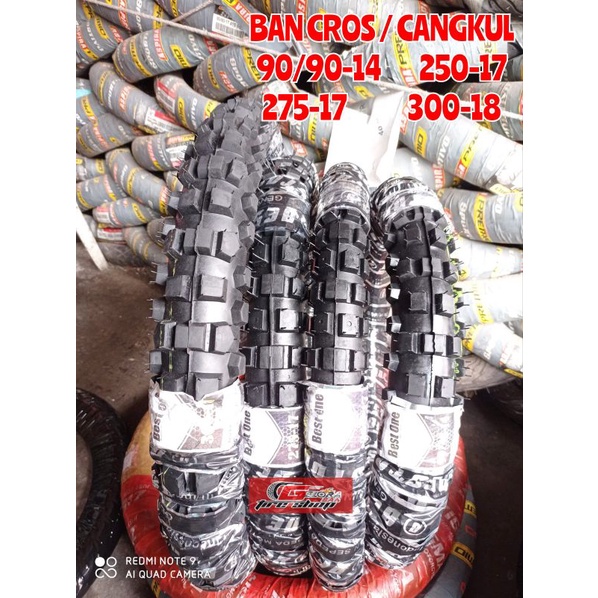 BAN MONTOR CROS CANGKUL 250-17 DAN 275-17 DAN 300-18 DAN 90/90-14 BAN MATIC CROS BAN BEBEK CROS ban 