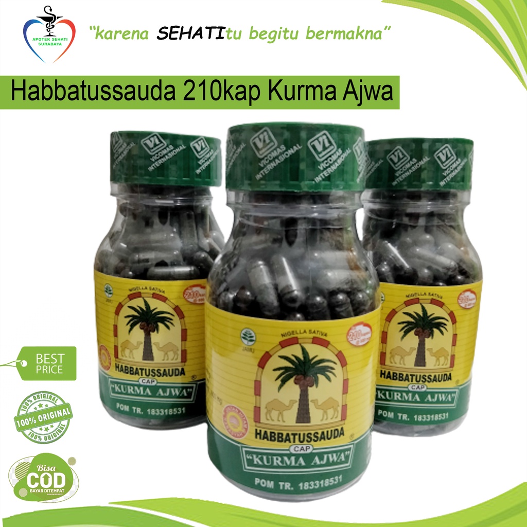 Habbatussauda Kurma Ajwa Jinten Hitam Habatusauda Serbuk Murni
