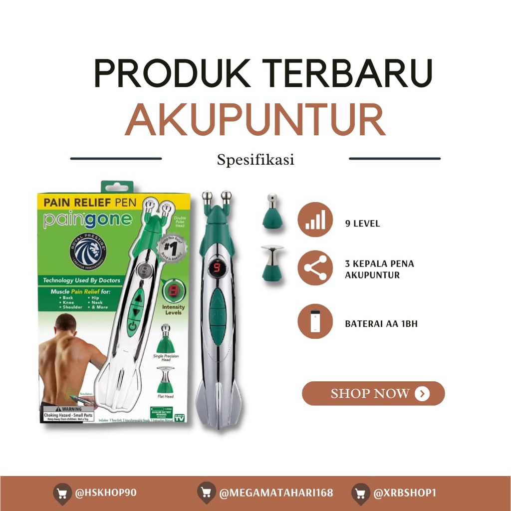 Rocket Tens Therapy Pain Relief Pen Akupuntur Pen Terapi massager pen Electronic Acupuncture Pen Ele