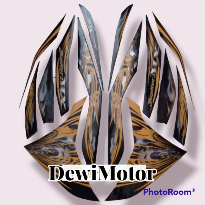 Stiker jupiter mx king gold / striping jupiter mx king gold / polet jupiter mx king