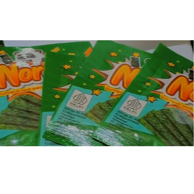 Norigo Nori Rumput Laut Panggang Viral 1 box 12 pcs| cemilan ala jepang