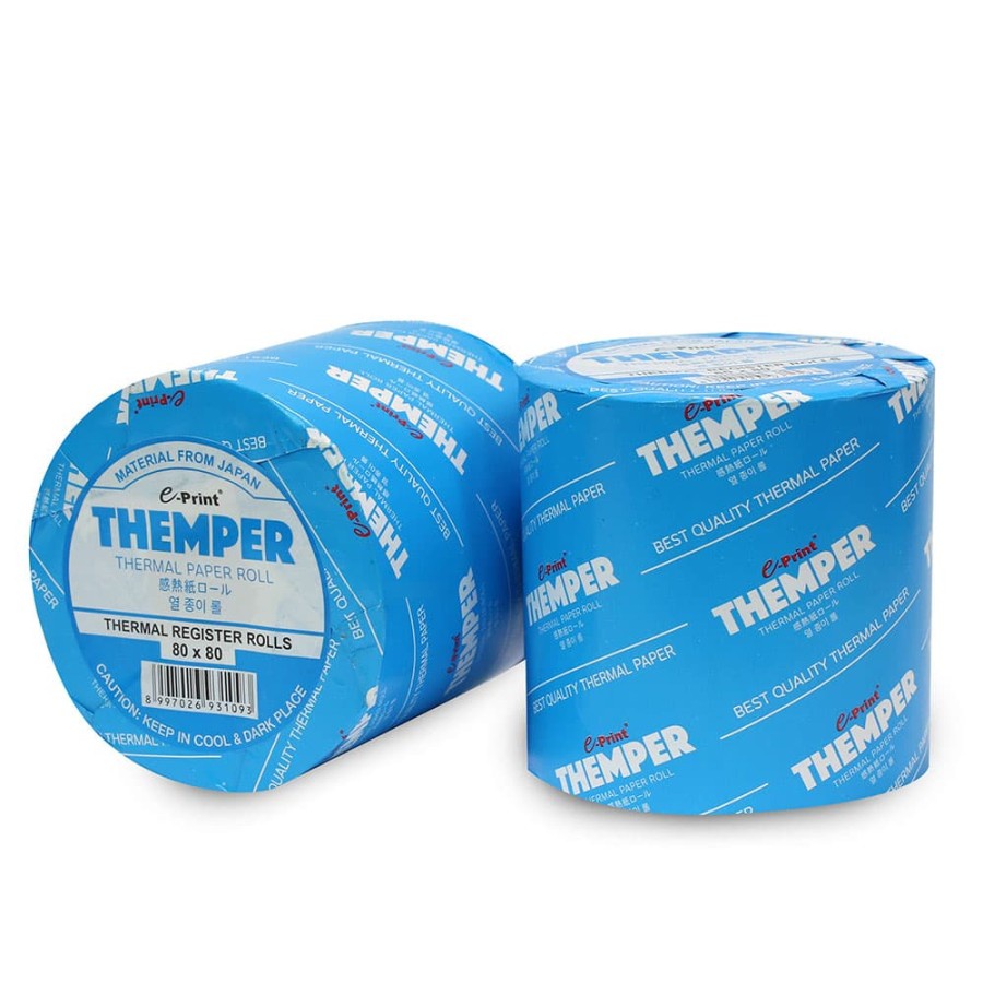 

THERMAL PAPER ROLL E-PRINT | 57mmx30m ~ 57mmx33m (EDC) ~ 57mmx50m ~ 80mmx80m | ECER