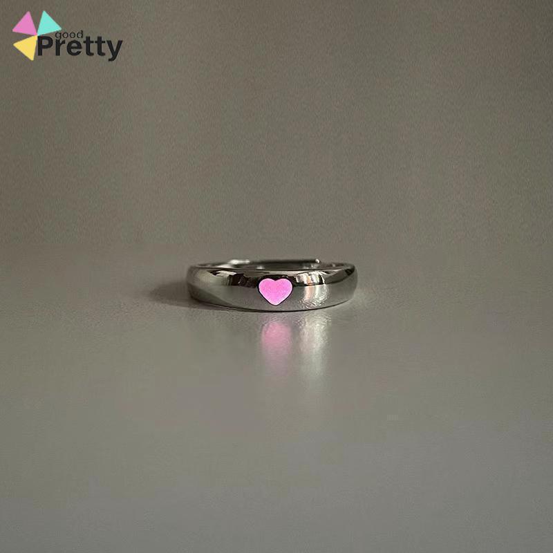 Cincin Cinta Luminous Retro Vintage Korea Gaya Untuk Wanita - PD