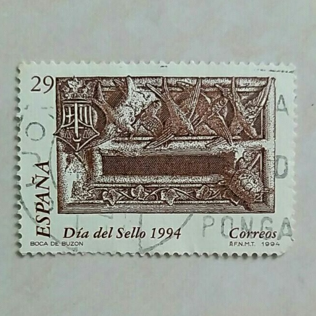 

(AD) Perangko Spanyol 1994 Stamp Day 29 PTA Used