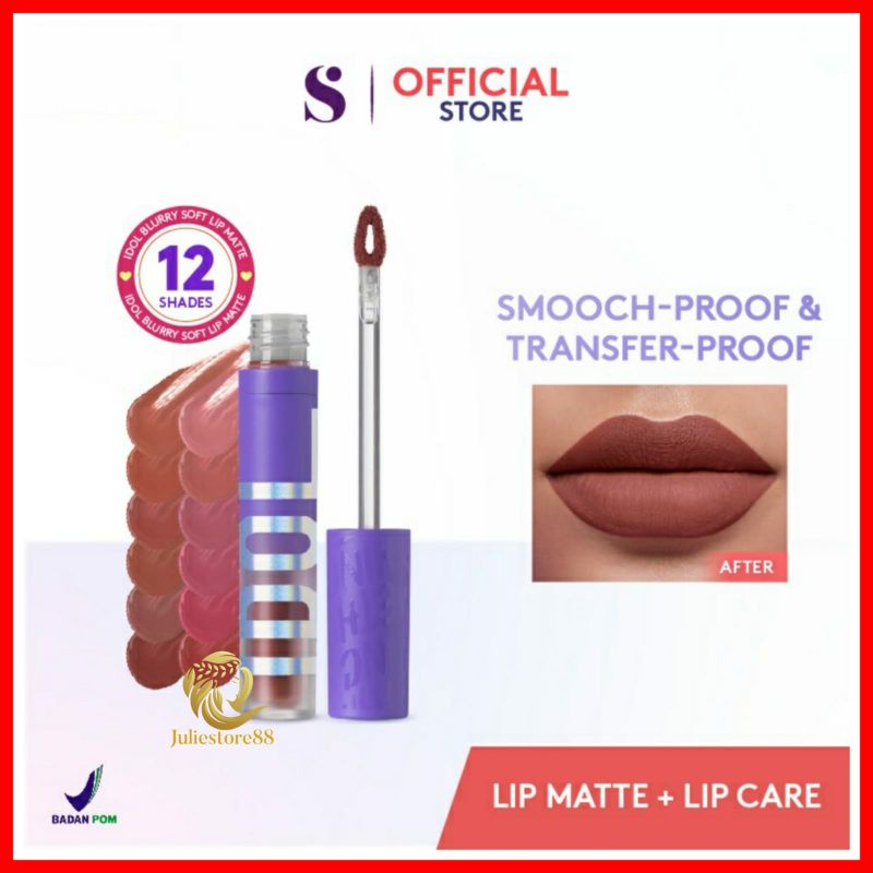 SOMETHINC Idol Blurry Soft Lip Matte - Lip Cream Matte - Lipstik