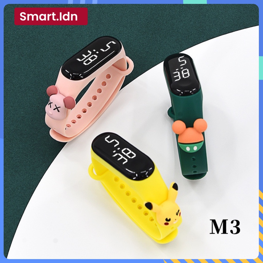 Xiaomi Mi Band Mi 3 Mi 5 Boneka Kartun Besar 3D LUCU Tali Smartwatch Strap Jam