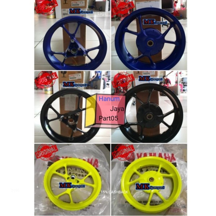 PELEK, VELG, VELEG AEROX 155, LEXI 125 ORIGINAL YAMAHA