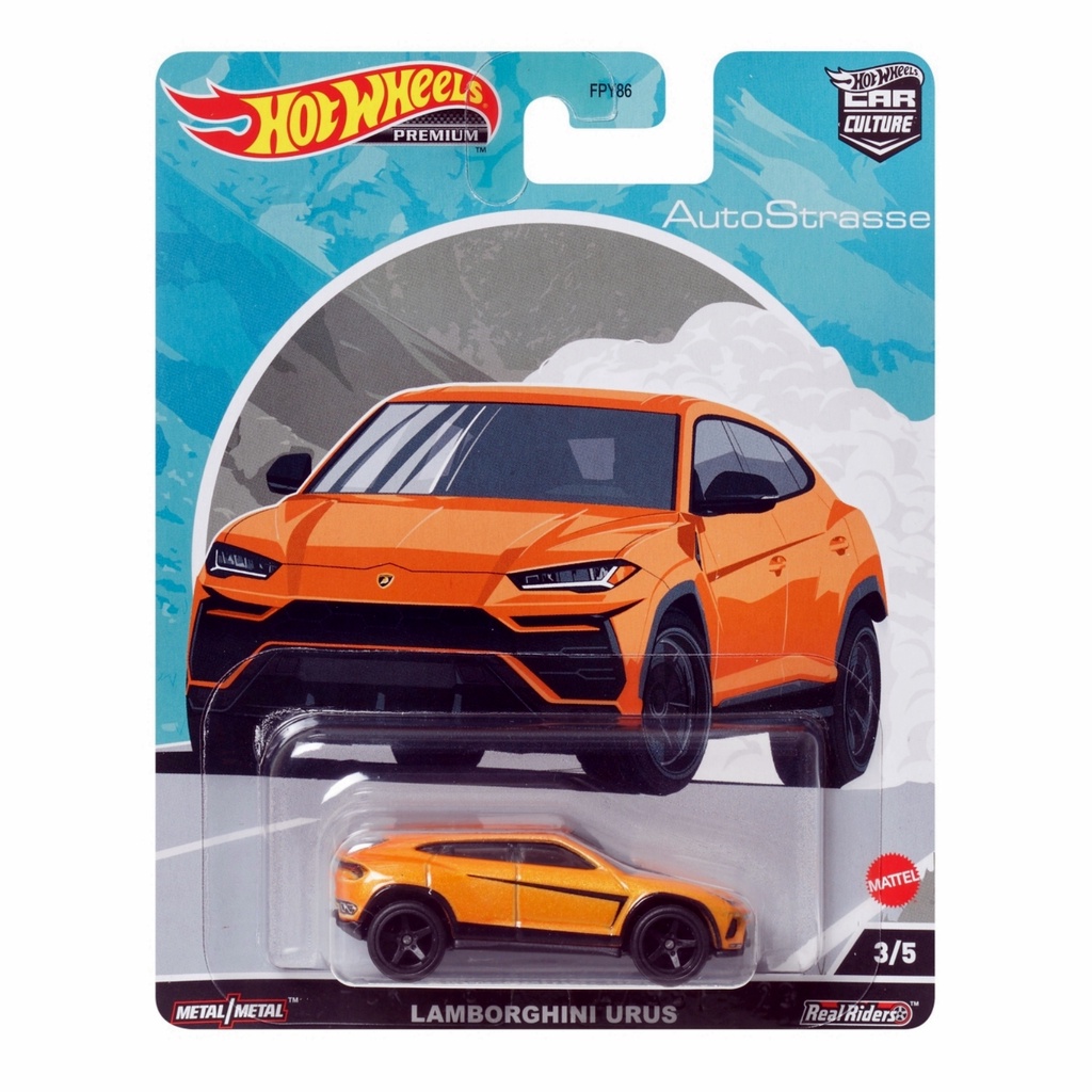 Hot Wheels Auto Strasse Lamborghini Urus Orange - Hot Wheels Premium