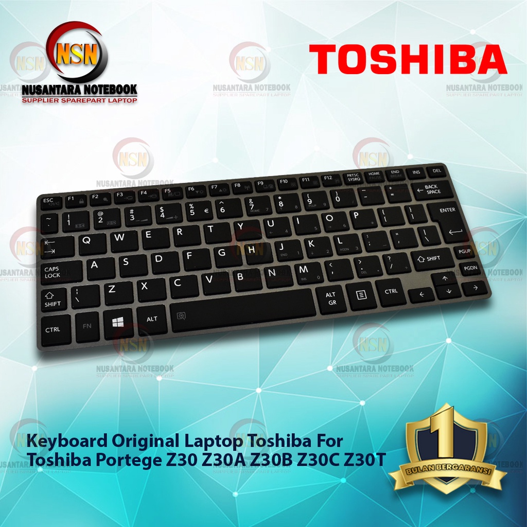 Keyboard Original Laptop For Toshiba Portege Z30 Z30A Z30V Z30C Z30T