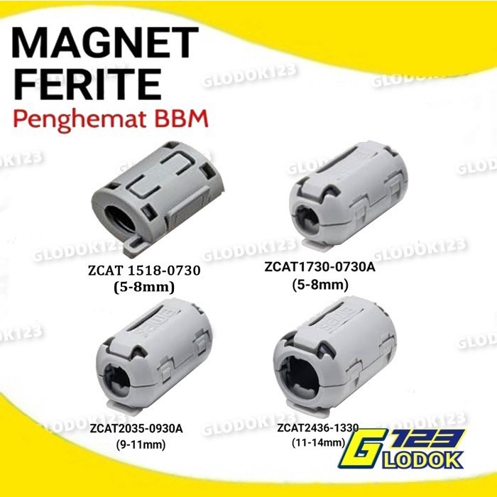 Magnet Ferite ZCAT1730-0730A/ZCAT2035-0930A/ZCAT2436-1330