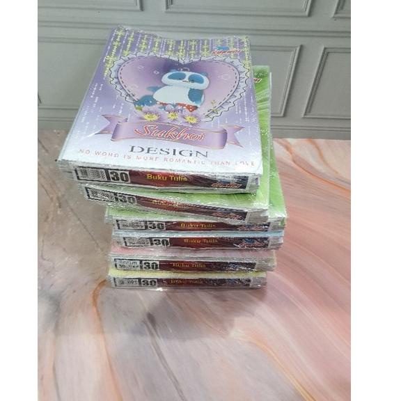 

[N-3R ☛] (10pc) buku tulis murah fancy gambar 30 lembar-amanah