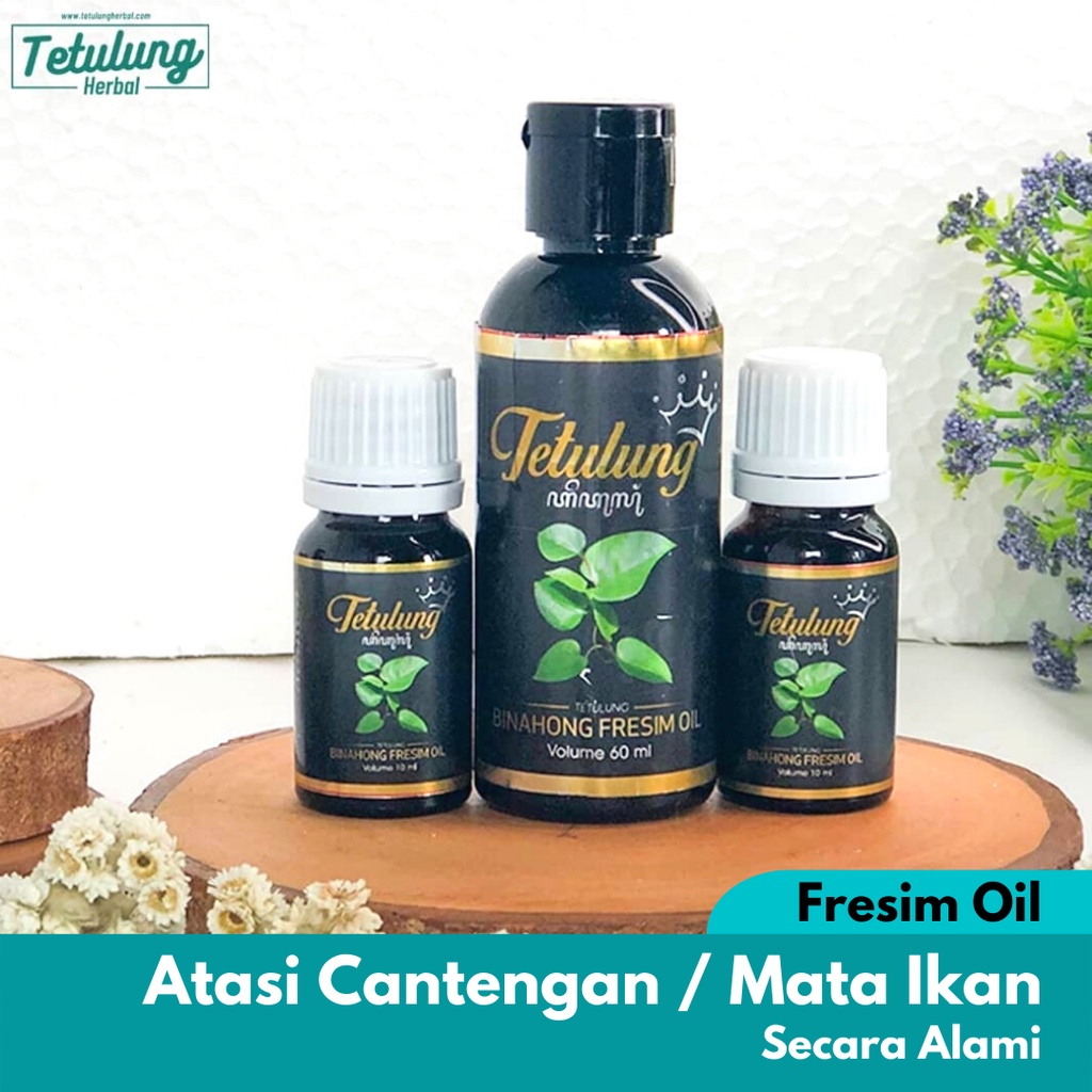 Obat Herbal Cantengan Fresim Minyak Binahong 10 ml - Obat Jempol Kaki Bengkak Bernanah Bau - Obat Ca