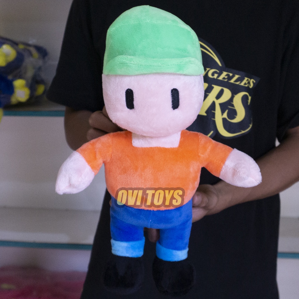 Boneka Stumble Guys Bahan Yelvo Tinggi 40cm Berlabel SNI