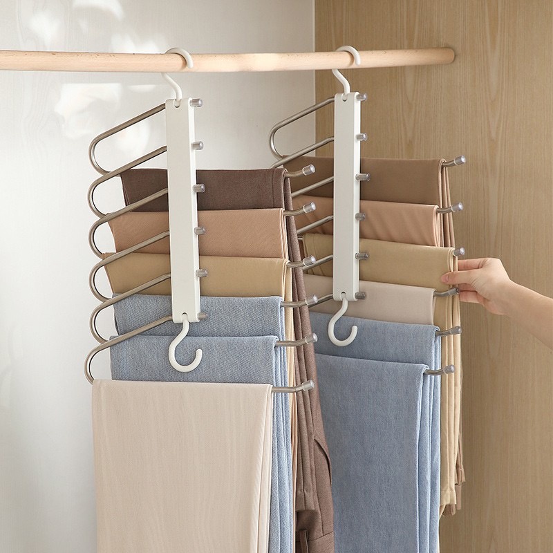 COZYHOUSE JENA Gantungan Pakaian Celana Hemat Ruang Jemuran Baju Space Saving Cloth Pants Organizer