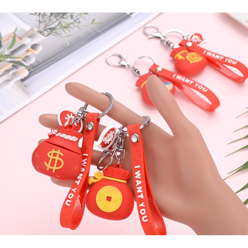 Khatinstore Gantungan Kunci Bentuk Balon Imlek Import - GK02