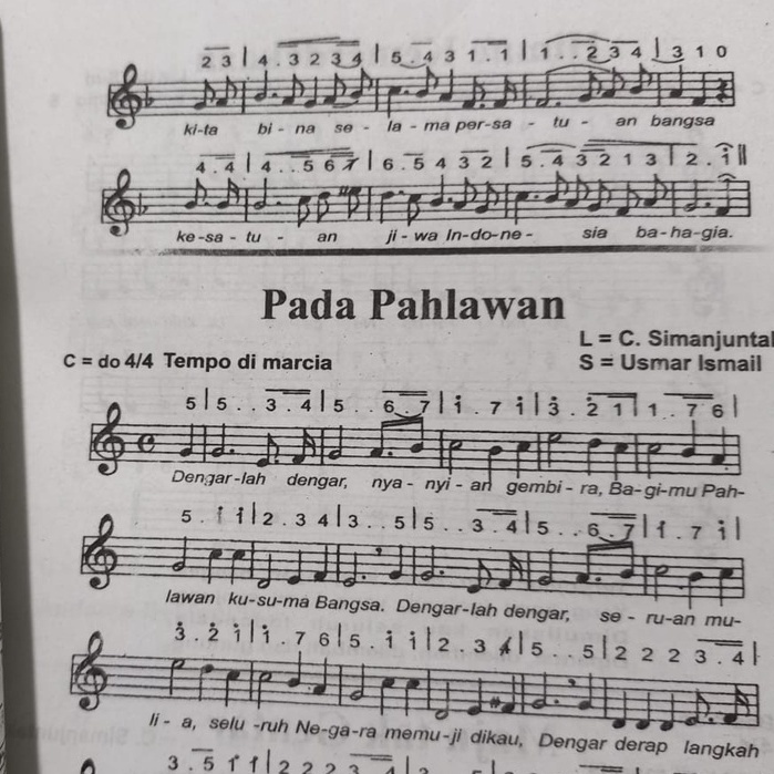 Buku Himpunan Lengkap Lagu - Lagu Wajib Nasional Daerah Indonesiaku (14×20cm)