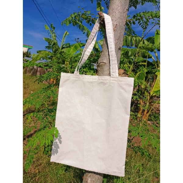 

Totebag Blacu cocok buat kegiatan Melukis / Mewarnai / Sablon / Eko Print 32*40