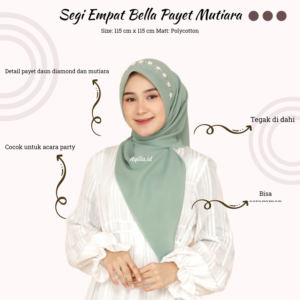 segi empat payet / jilbab segiempat payet/ hijab payet/ jilbab payet/ hijab payet segi empat