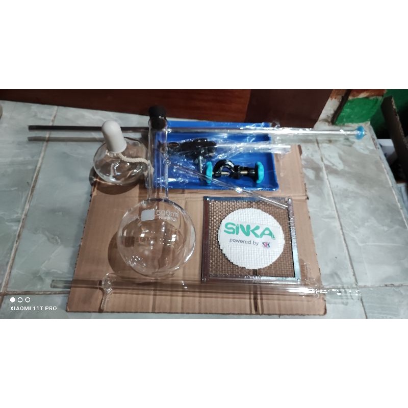 KIT SET DESTILASI SEDERHANA