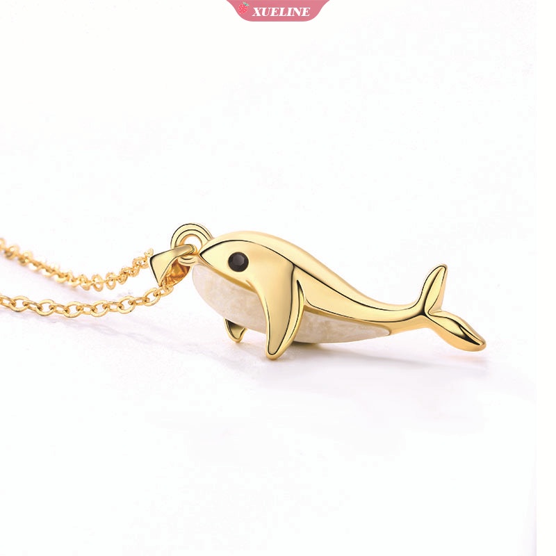 Fashion new whale love Pasangan Kalung magnet Pria Dan Wanita Kalung Hadiah Hari Valentine Grosir [ZXL]