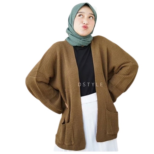 KALILA - LOOCY Cardy / Cardigan Oversize /  Cardigan Rajut Wanita Dewasa / Kardigan Rajut Wanita