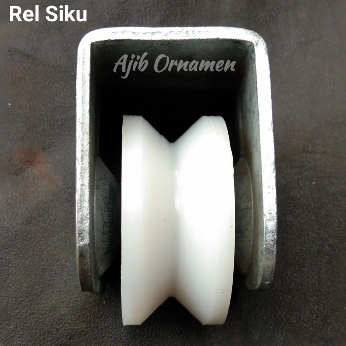 Roda Roda Pagar Nilon 8Cm Aksesoris Pintu Pagar Nylon