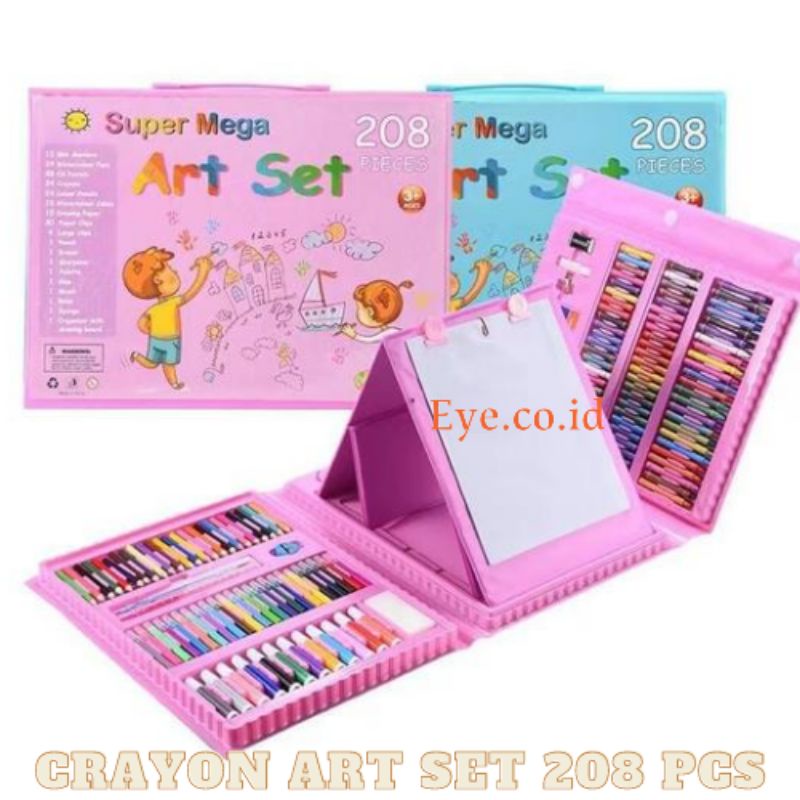 

ART SET CRAYON ISI 208PCS MEWARNAI ANAK CRAYON SET