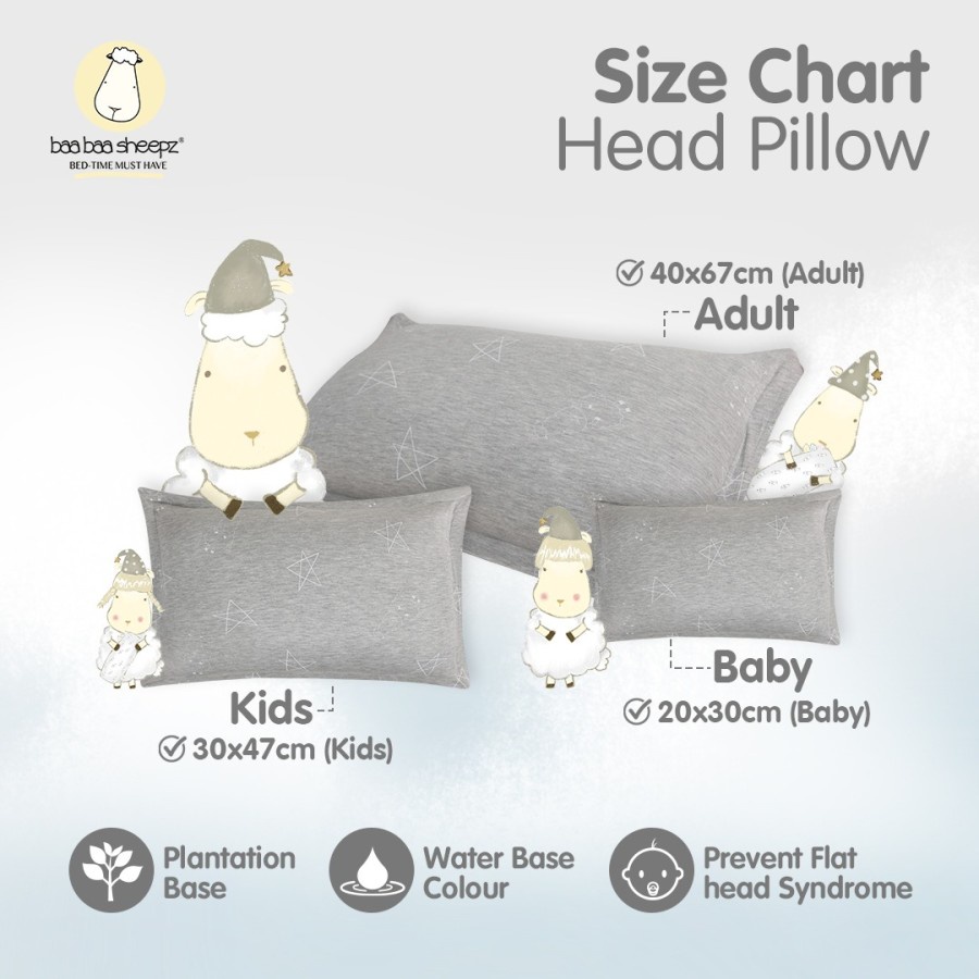 Baabaasheepz head pillow