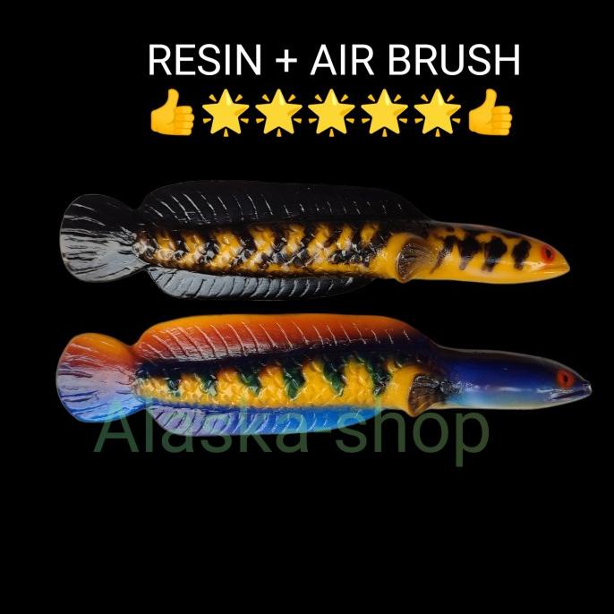 Patung Replika Ikan Chana Gabus Hias