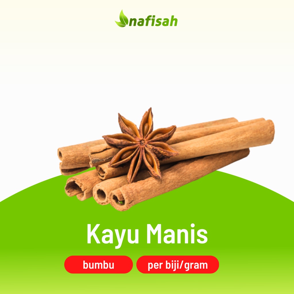 

Kayu Manis Batang per 100 gram