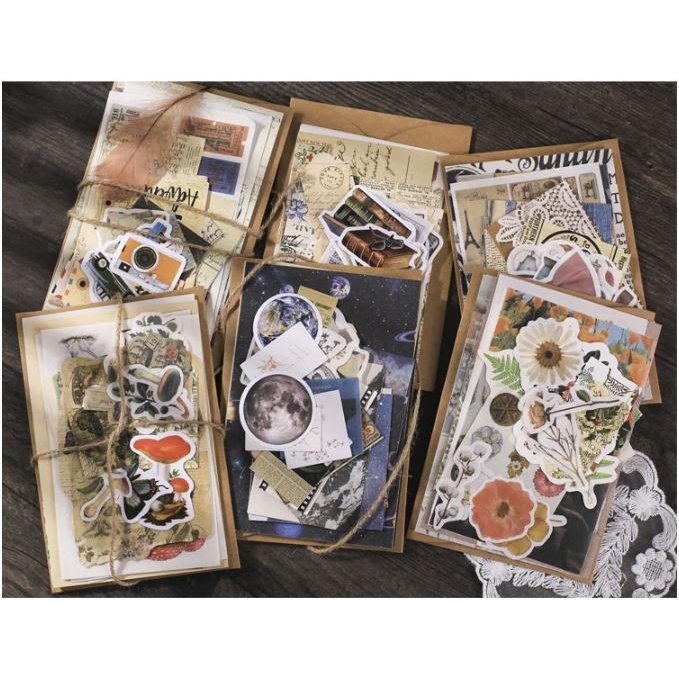 Vintage Journal Kit - Antique Deco Series (34pcs)