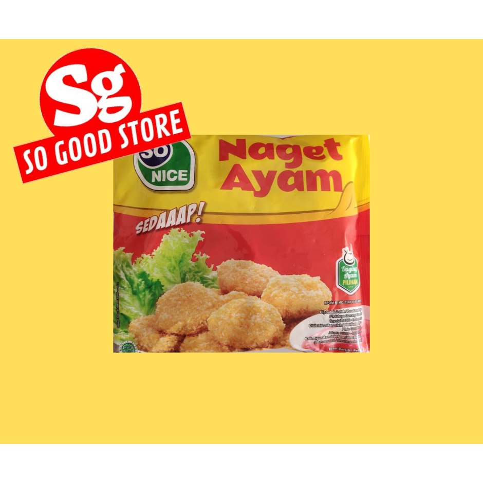 SONICE nugget so nice naget 250 gram