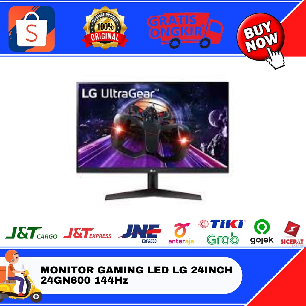 MONITOR GAMING LED LG 24INCH 24GN600 144Hz