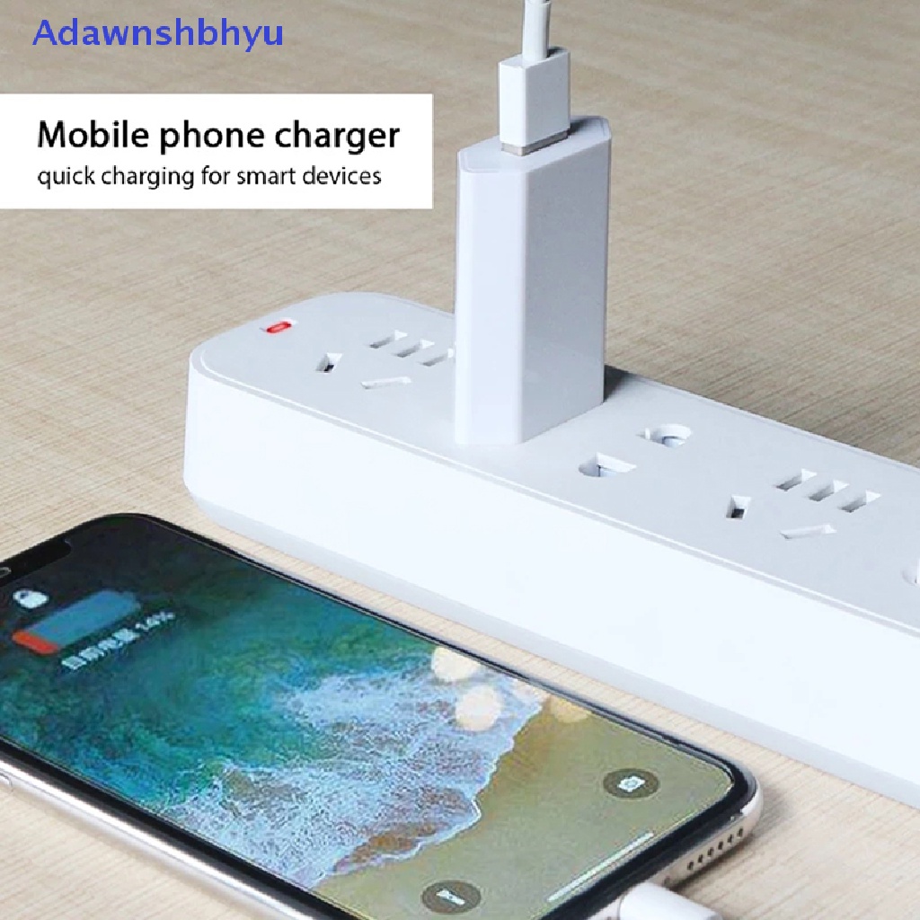 Adhyu charger Telepon USB Eropa EU Plug USB AC Travel Wall Charging Power Adapter ID