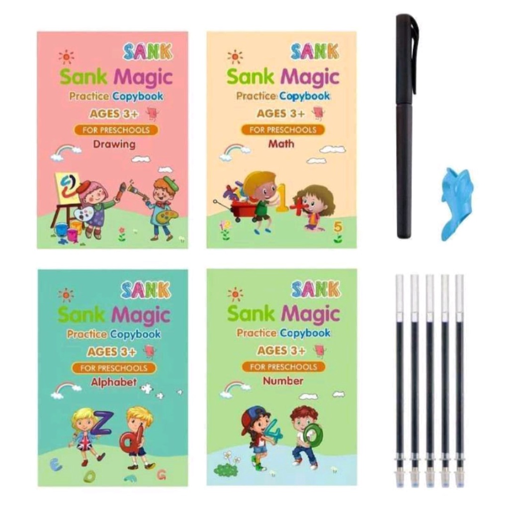 4IN1 SANK BOOK MAGIC / BUKU EDUKASI ANAK