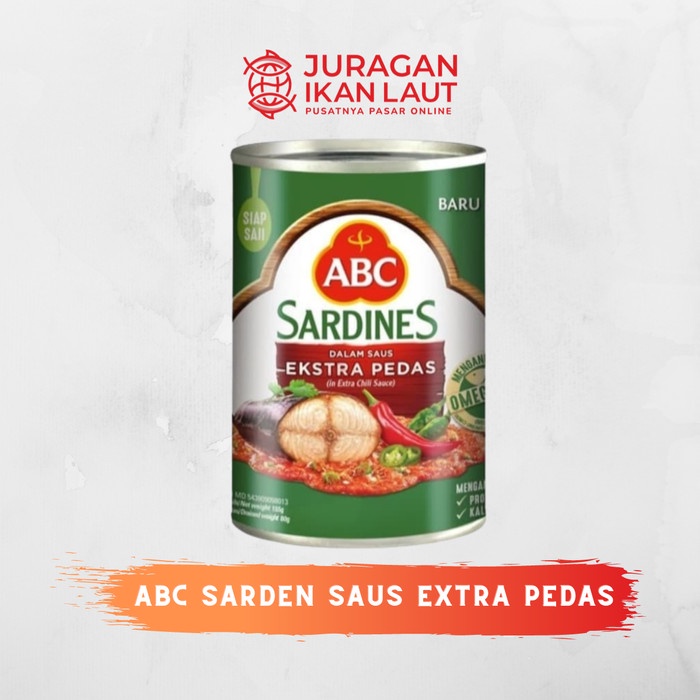 

ABC Sarden Saus Extra Pedas - 155 Gram