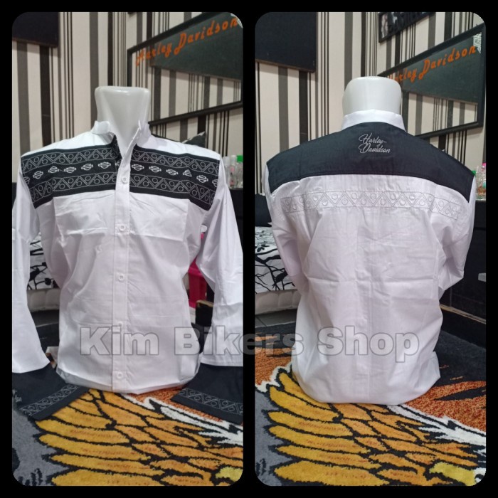 {FamilyStore} Harley Davidson Baju Koko 1 Limited