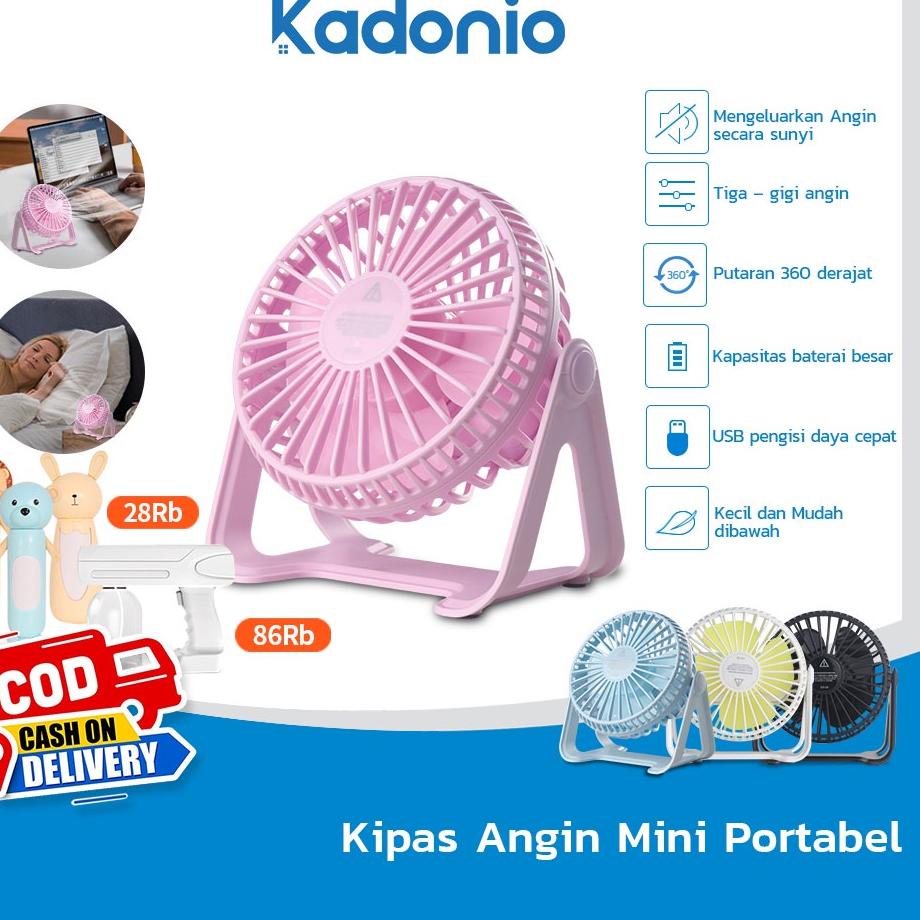 Produk Terkini Kadonio Kipas Mini USB untuk kipas angin meja keeja kipas angin kecil pelajar asrama 