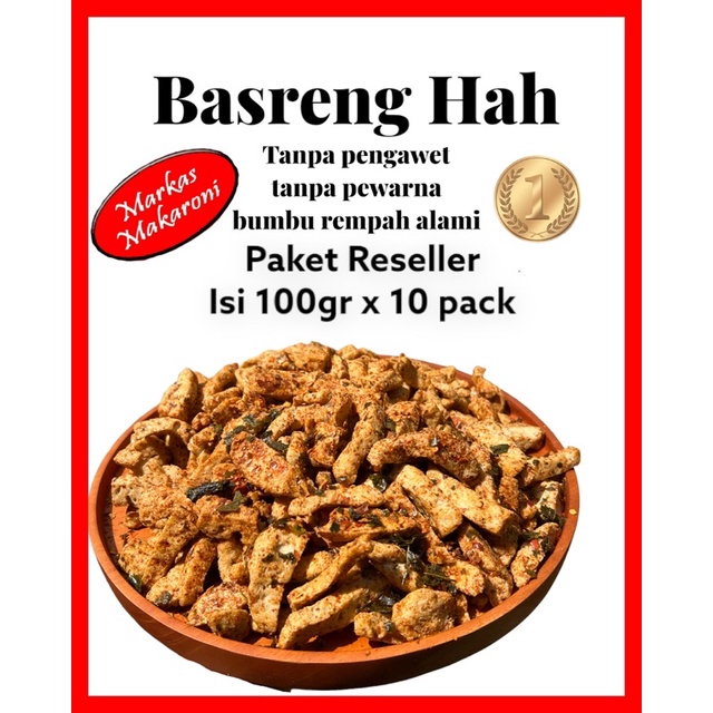 

Basreng Hah paket Reseller 100gr x 10 pack