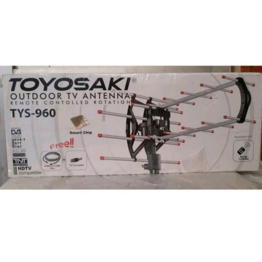 Antena TV Outdoor / Luar Toyosaki TYS960 Digital Analog + Remote TYS 960