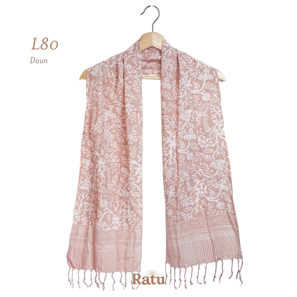 RATU - Scarf Batik L80 Cream