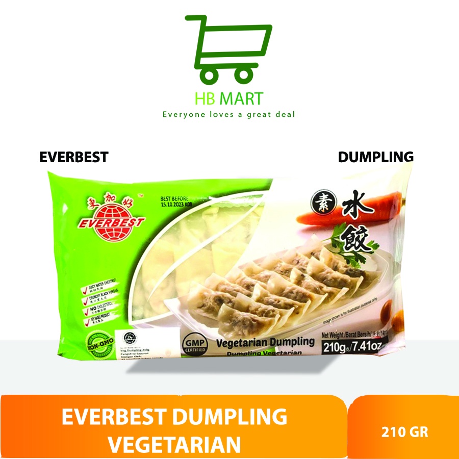 

Everbest Vegetarian Dumpling 210 Gr