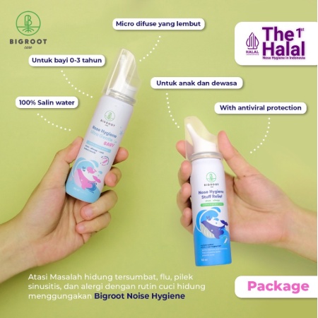 Bigroot Nasal Hygiene Nose Semport Hidung Bayi Anak Balita Dewasa mirip Sterimar Saline Water