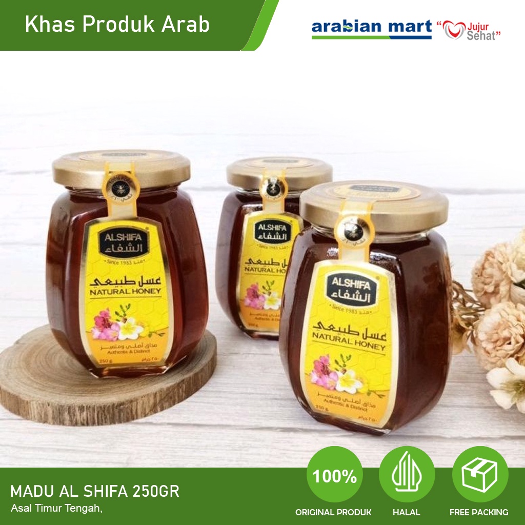 

ASLI Madu Al Shifa 250gr Arab Saudi Syifa Suplemen Sehat Promil Program Hamil Dari Sari Bunga Kurma - MADU AL SHIFA 250GR