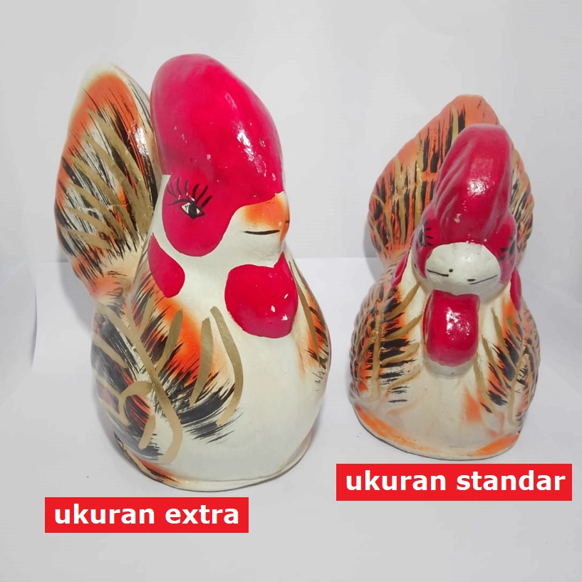 Celengan ayam tanah liat premium Celengan Target  garansi pecah ganti baru atau uang kembali wd mini