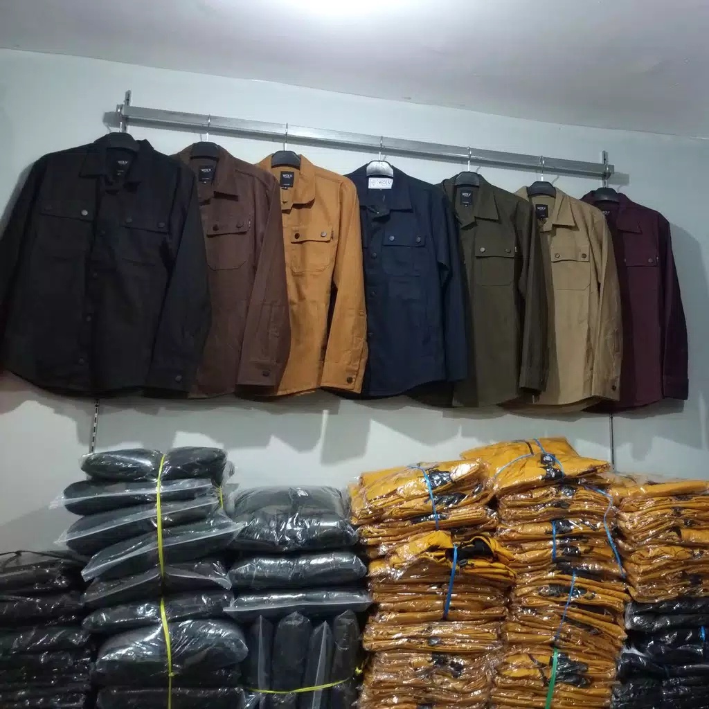 Jaket Semi Parka Trucker Jaket pria parka All Variant Collor Full size